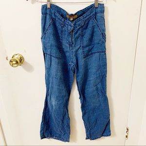 5/$25 Arden B Linen blue Pants Trousers Size 2